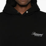 Felpa Owners Club Script con cappuccio in nero Represent - uomo 