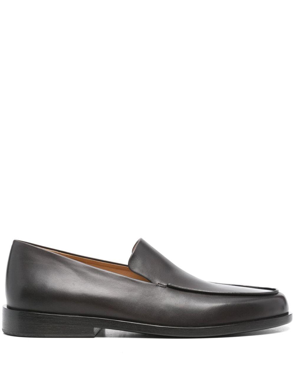Mocassini in pelle in nero Marsell - uomo 