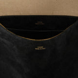 Borsa a spalla bevel media in nero toteme - donna 