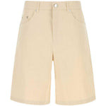 Pantaloncini in twill di jeans in beige Sefr - uomo 
