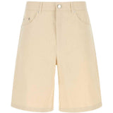 Pantaloncini in twill di jeans in beige Sefr - uomo 
