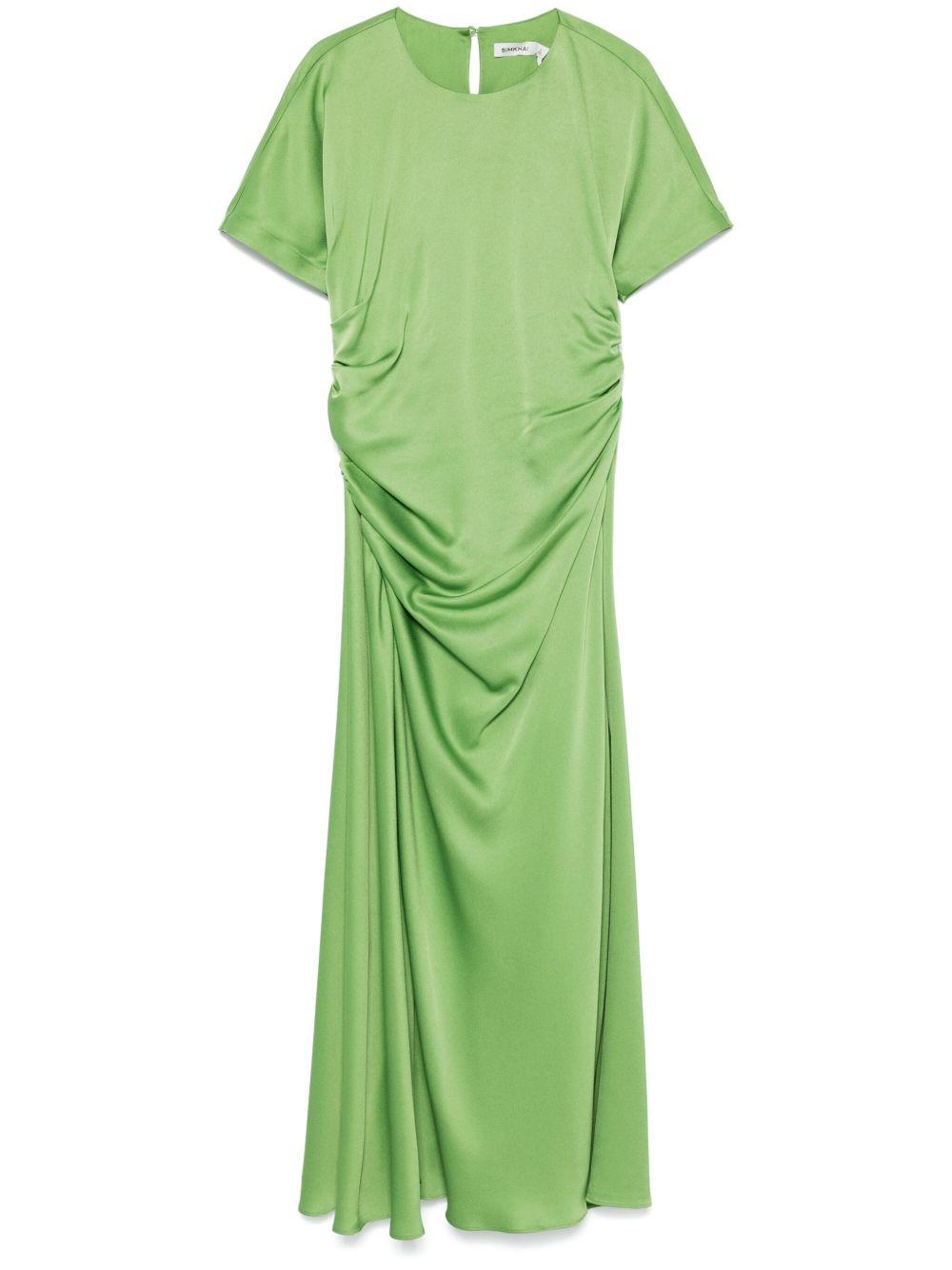 Abito lungo Marbella in verde Simkhai - donna 