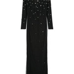 Abito lungo Catroux con cristalli in nero The New Arrivals - donna 