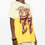T-shirt con stampa in giallo The attico - donna 