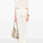 Pantaloni in lino in beige Batakovic - donna 