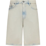 Pantaloncini in denim a cinque tasche in blu Golden goose - uomo 