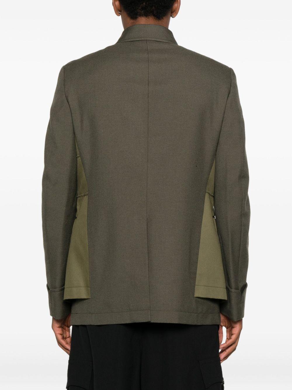 Giacca con design a pannelli in verde Comme des garcons homme plus - uomo 