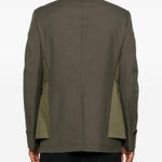 Giacca con design a pannelli in verde Comme des garcons homme plus - uomo 