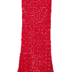Gonna in pizzo floreale in rosso Norma kamali - donna 