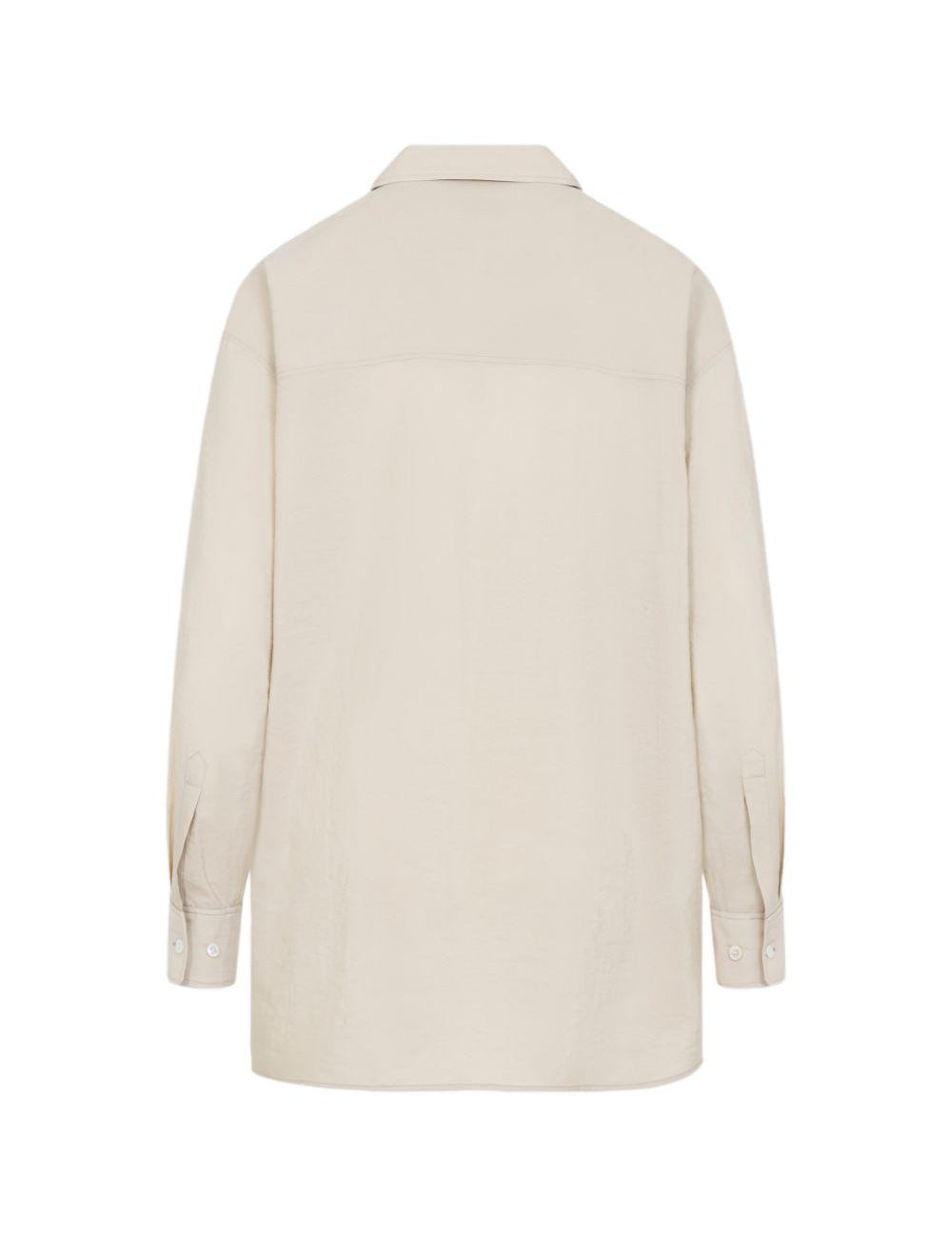 Camicia con nodo in beige Lemaire - donna 