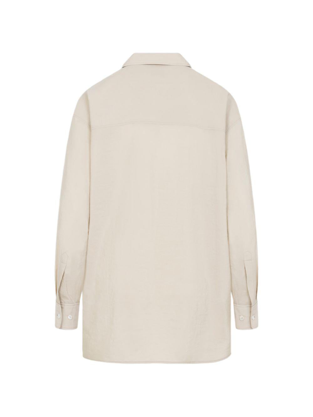 Camicia con nodo in beige Lemaire - donna 