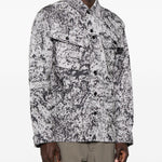 Giacca-camicia a maniche lunghe  in multicolore Oamc peacemaker - uomo 
