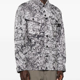 Giacca-camicia a maniche lunghe  in multicolore Oamc peacemaker - uomo 