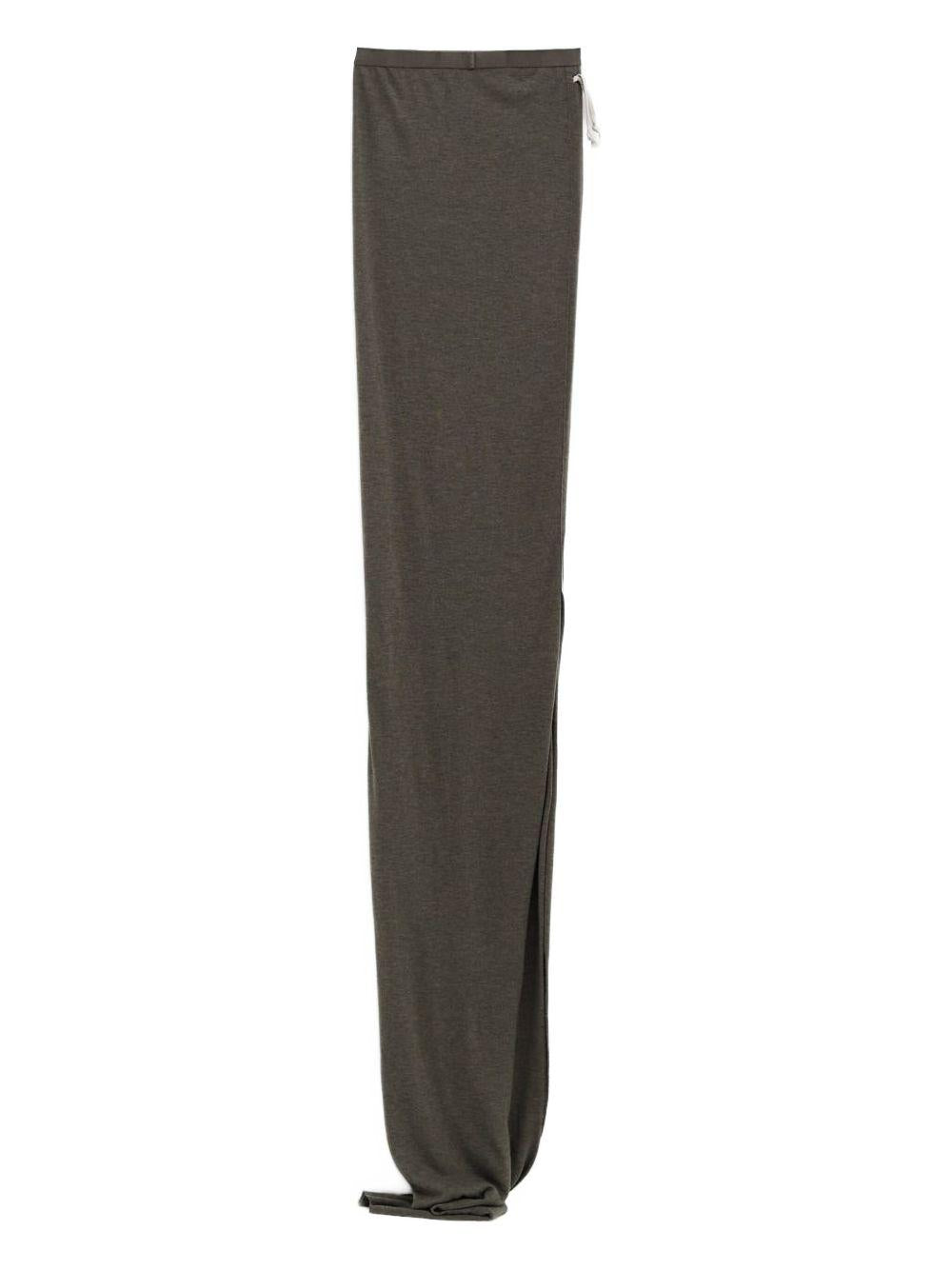Gonna maxi edfu in verde Rick owens - donna 