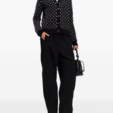 Cardigan a pois in nero Ganni - donna 