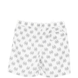 Pantaloncini da bagno con stampa granchio in bianco e nero Eleventy - uomo 