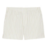Shorts a righe in bianco Ami paris - uomo 