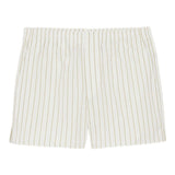 Shorts a righe in bianco Ami paris - uomo 