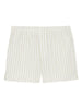 Shorts a righe in bianco Ami paris - uomo