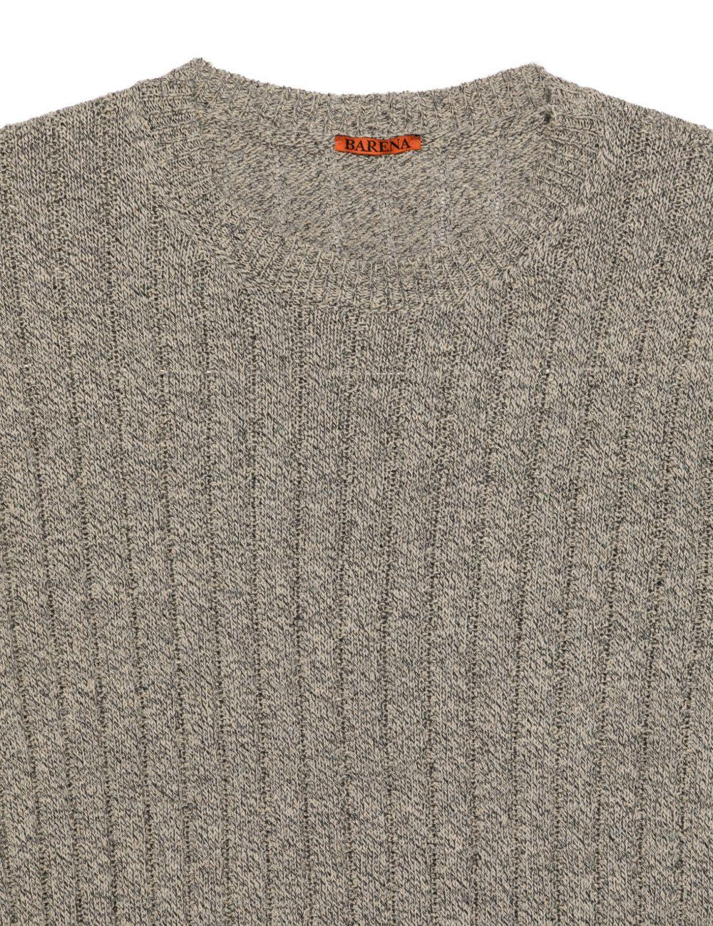 Maglione a coste in grigio Barena Venezia - uomo 