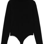 Body a collo alto colorado in nero Wolford - donna 