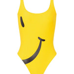 Costume da bagno con stampa in giallo Moschino - donna 