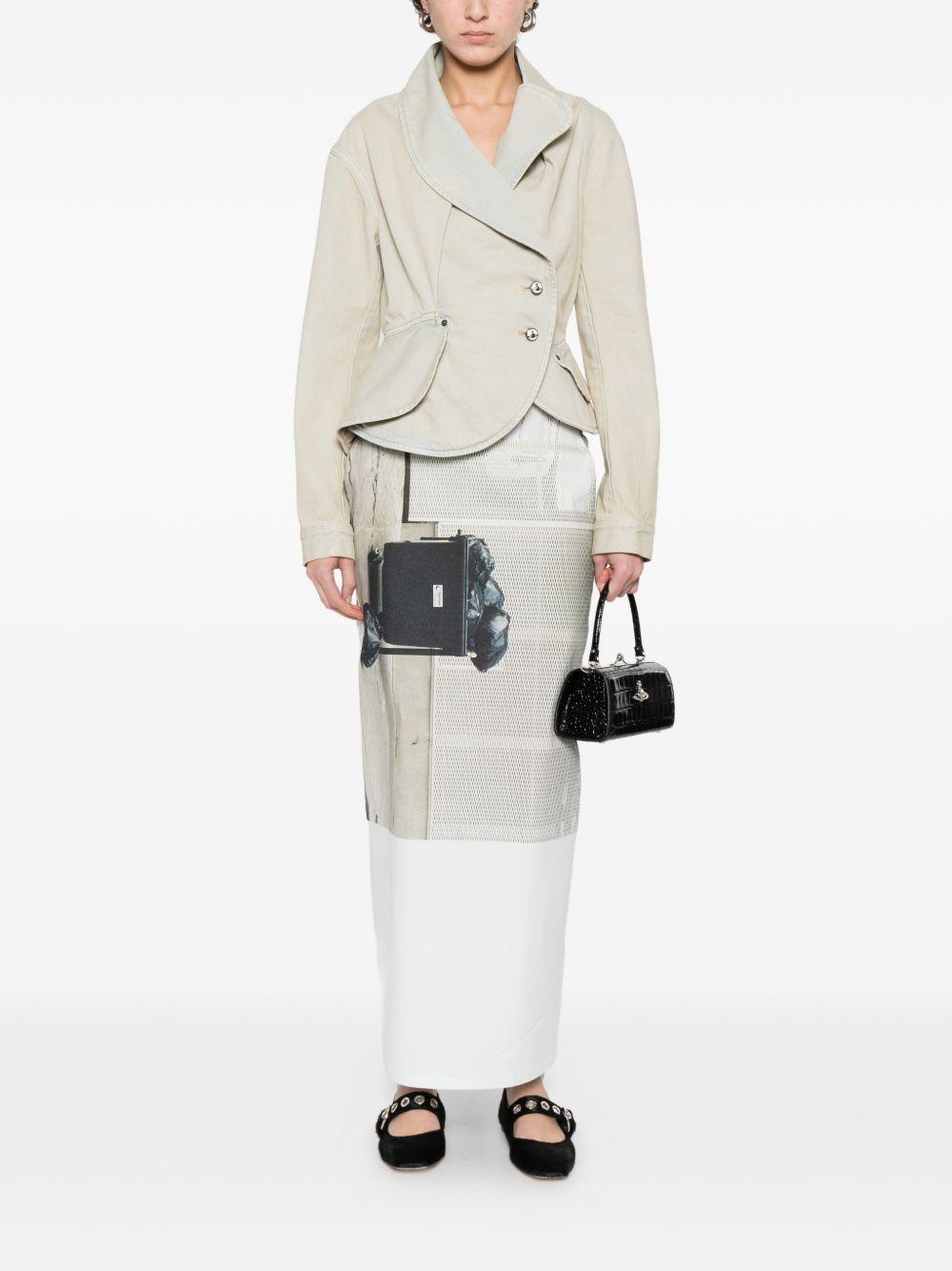 Giacca asimmetrica in celeste Vivienne westwood - donna 