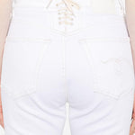 Jeansa gamba dritta in bianco R13 - donna 