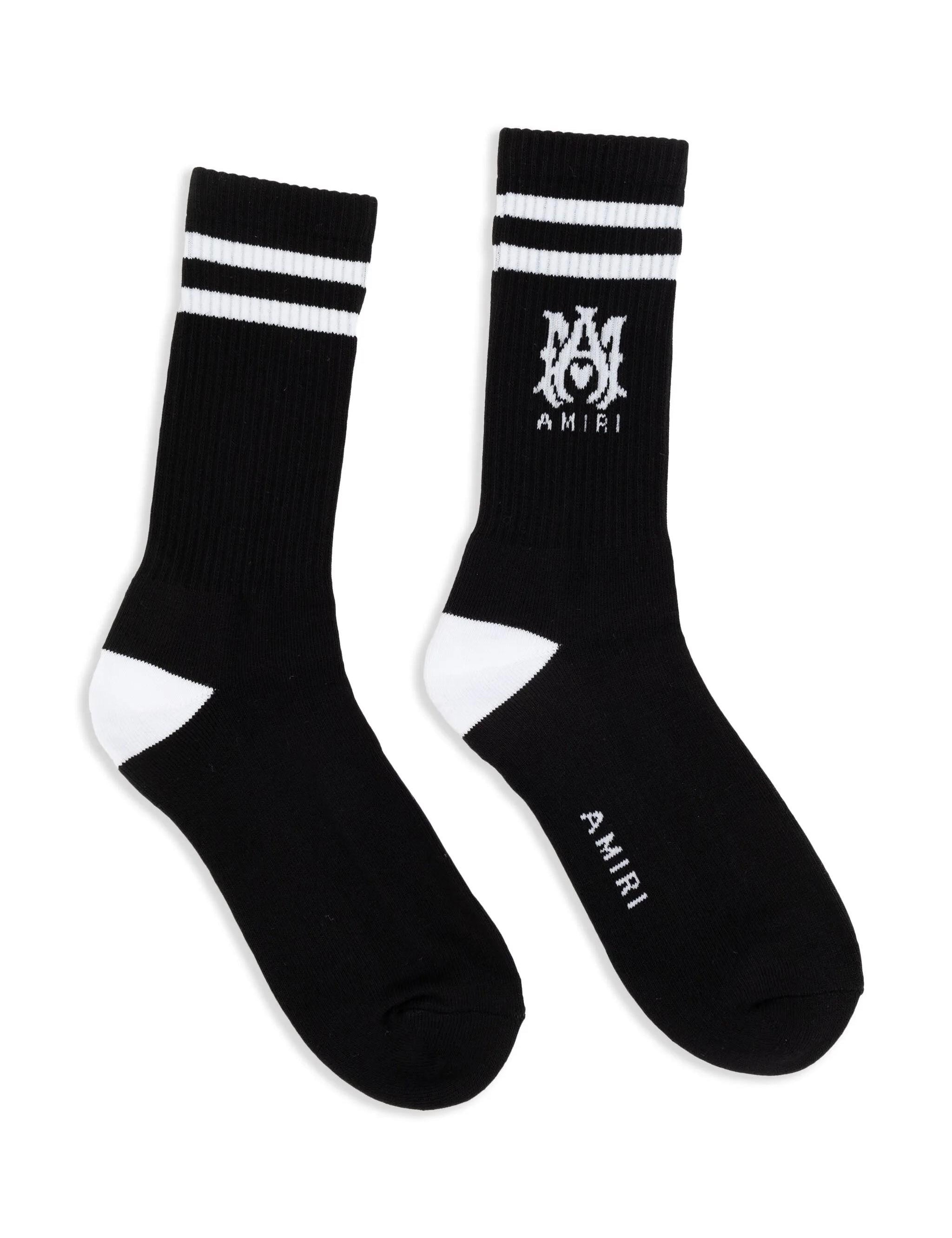 Calzini con logo in nero 