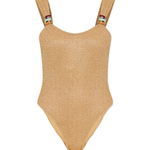 Costume da bagno con anelli decorativi in oro Oséree - donna 