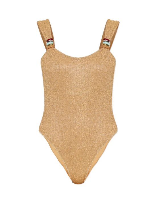 Costume da bagno con anelli decorativi in oro Oséree - donna 