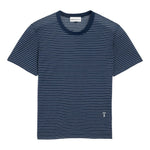 T-shirt Ami de Coeur a righe in blu Ami paris - donna 