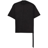T-shirt con nastro in nero Rick owens drkshdw - uomo 