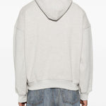 Felpa con stampa bandiera in grigio Rhude - uomo 