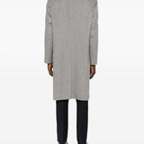 Cappotto con taschini a toppa e bottoni in grigio Lardini - uomo 