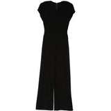 Tuta a maniche corte in nero Norma kamali - donna 