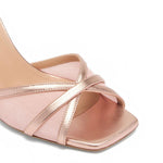 Mules con tacco perla in rosa Malone souliers - donna 