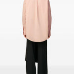 Camicia con bottoni in rosa Ami paris - donna 