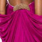 ABITO LUNGO LUNA IN VIOLA AMEN - DONNA 