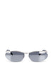 Occhiali da sole Charlotte con montatura ovale in grigio The attico x linda farrow - donna