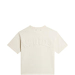T-shirt goffrata in avorio Golden goose - donna 