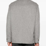 Giacca-camicia con tasche in grigio Lardini - uomo 
