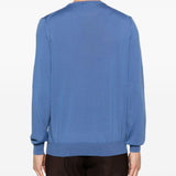 Maglione a girocollo in blu Kangra - uomo 