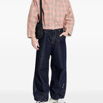 Jeans ricamati in blu Pdf - uomo 