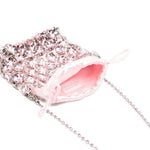 Borsa a tracolla chainmail in rosa Self-Portrait - donna 