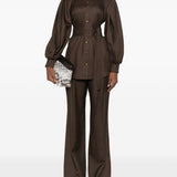 Pantaloni Luna con vita elasticizzata in marrone Zimmermann - donna 