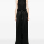 Pantaloni con risvolto in nero Junya watanabe - donna 