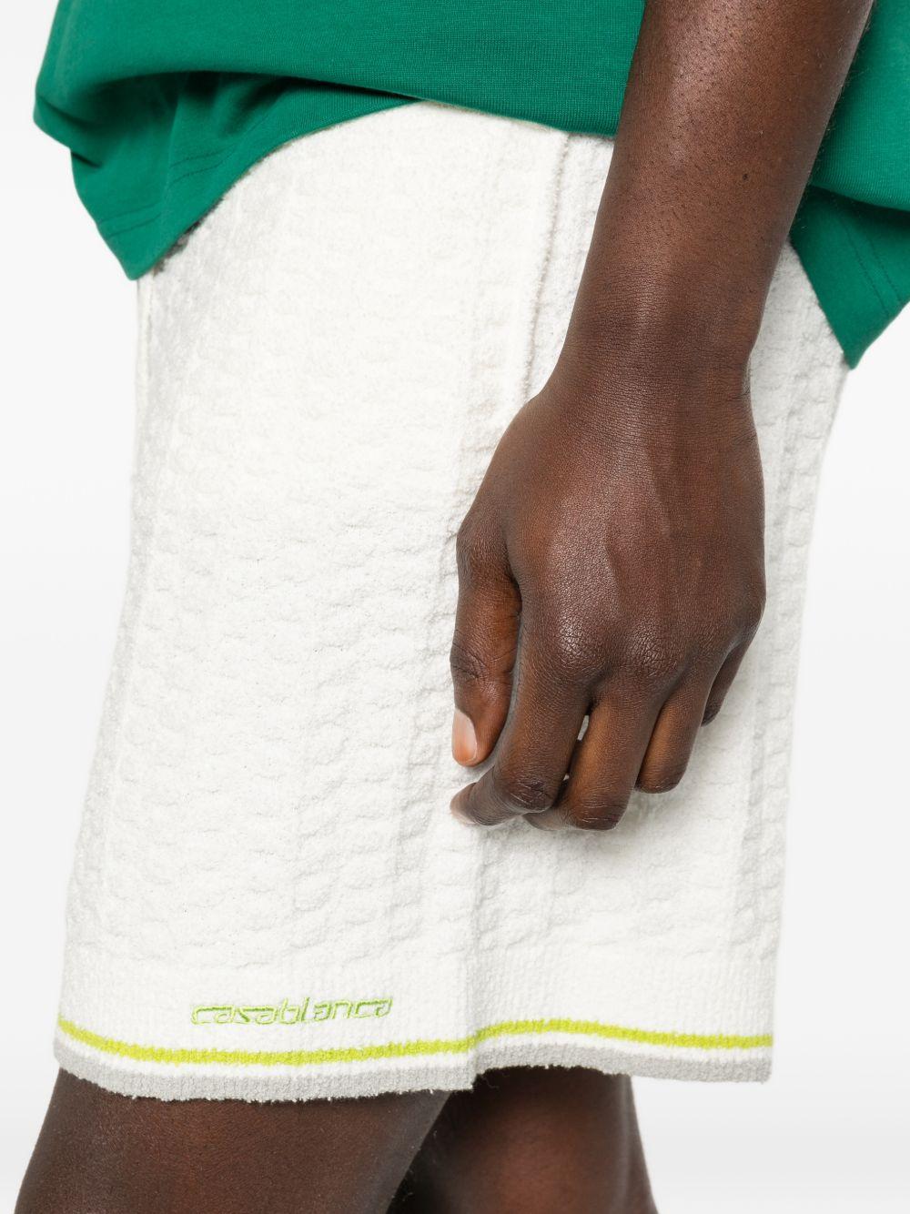 Shorts con coulisse in bianco Casablanca - uomo 