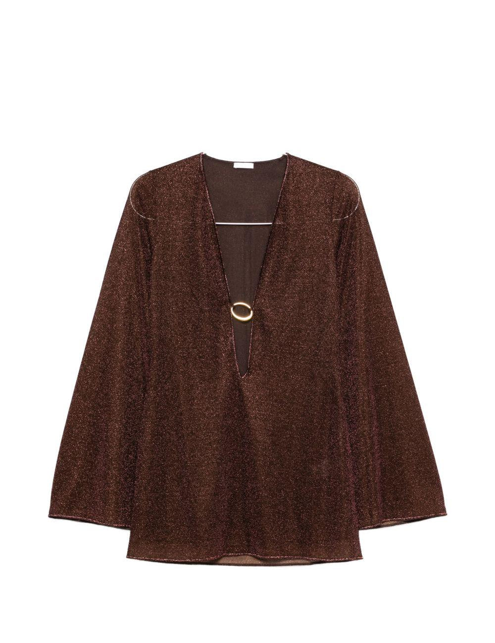 Abito a caftano lumiere in marrone Oséree - donna 