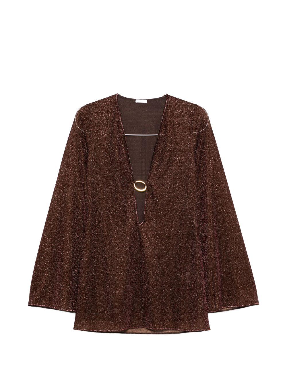 Abito a caftano lumiere in marrone Oséree - donna 